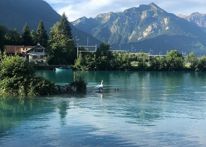 Aareblick 68 Charming With River View Appartamento Ringgenberg